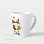 Warmes Soul, heißer Kaffee - Herbst Milchtasse (Rechte Ecke)
