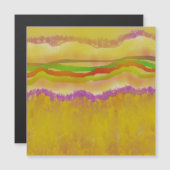 Warmes Sun- und Maisdesign abstrakte Postkarte (Vorne/Hinten)