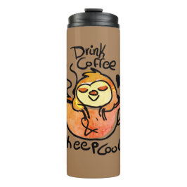 Warmes Trägheitskaffeegetränk Thermosbecher