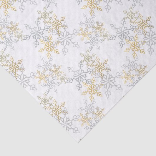 Warmes und Cooles Schnee-Mandala-Spitzenmuster Seidenpapier (Ausschnitt)