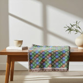 Warmes und gemütliches Abstraktes Poinsettia Blume Decke