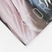 Warmes und gemütliches Fleece-Decken mit familiäre Fleecedecke (Ecke)