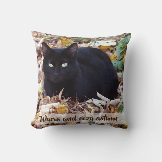 Warmes und gemütliches Herbst Wurfs-Kissen 41 x 41 Kissen (Vorderseite)
