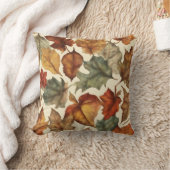 Warmes und lebhaftes Herbstleaf-Muster Kissen (Decke)
