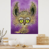 Warmes, verschwommenes Poster (Küche)