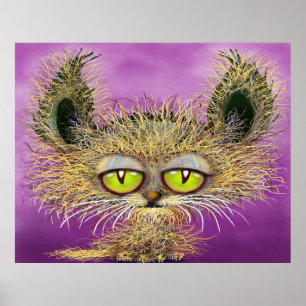 Warmes, verschwommenes Poster