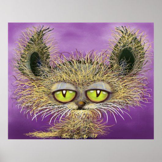 Warmes, verschwommenes Poster (Vorne)