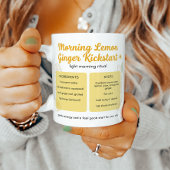 Warmes Zitrus-Ginger-Ritual-Handbuch Kaffeetasse