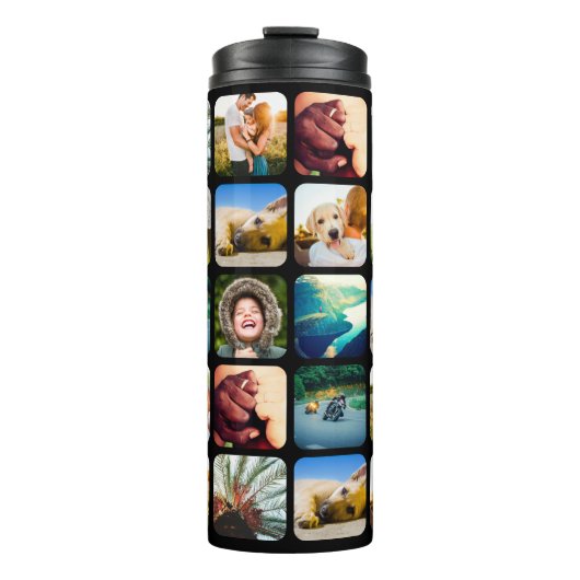 Wärmeschachtel 10 Foto - gerundete Vorlage Thermosbecher (Vorderseite)