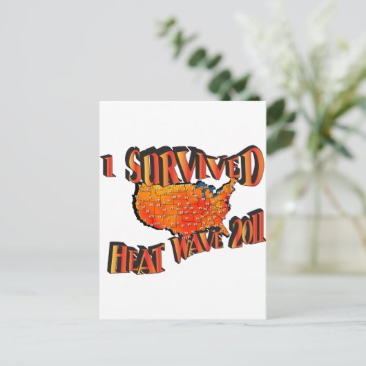 Wärmeschutzüberlebnis 2011 Beutel Postkarte (Stehend Vorderseite)