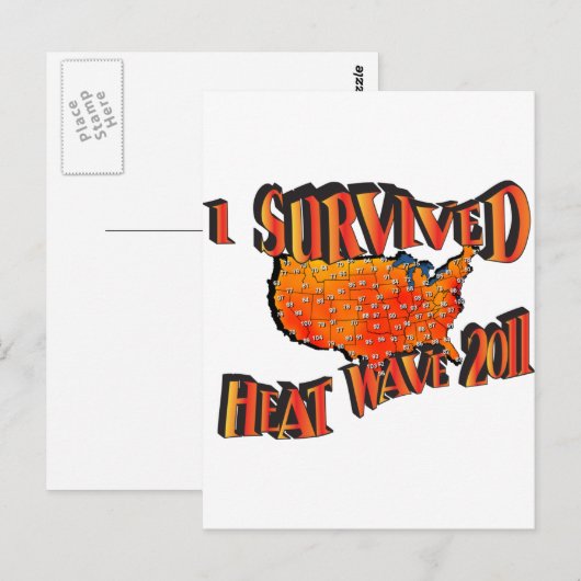 Wärmeschutzüberlebnis 2011 Beutel Postkarte (Vorne/Hinten)