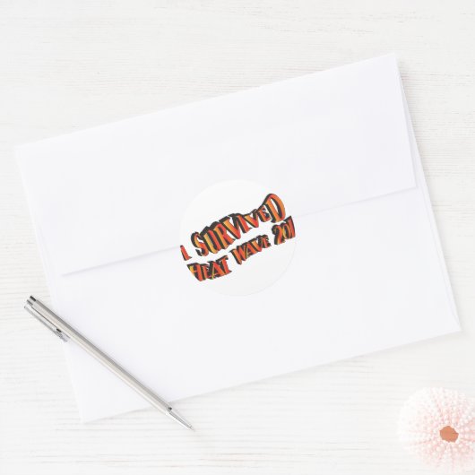 Wärmeschutzüberlebnis 2011 Beutel Runder Aufkleber (Umschlag)