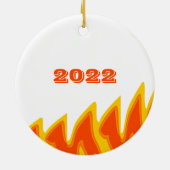 Wärmeschutzüberlebnis 2022 Keramik Ornament (Hinten)