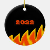 Wärmeschutzüberlebnis 2022 Keramik Ornament (Hinten)