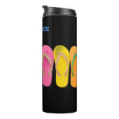 Wärmespeicher mit farbenfrohen Flip Flops-Design Thermosbecher (Nach rechts gedreht)