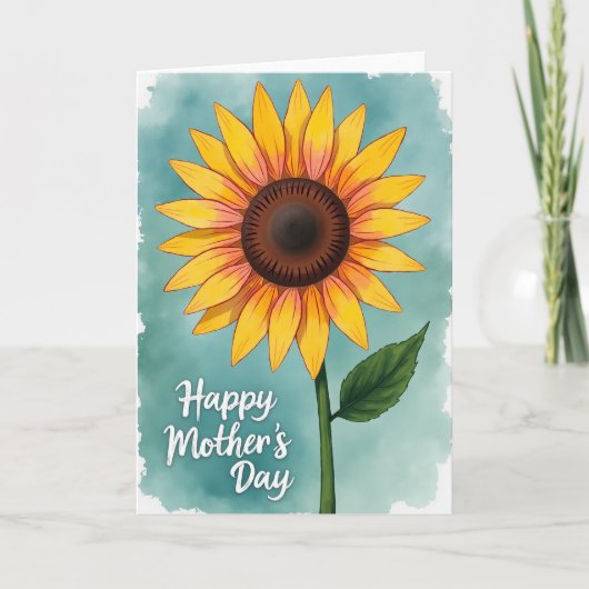Warmest Mothers Day Bloom Card Karte (Vorderseite)