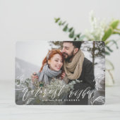 WARMEST WISHES FEIERTAGSKARTE (Stehend Vorderseite)