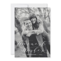 Warmest Wishes Holiday | Foto Card