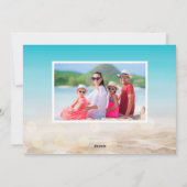 Warmest Wishes Multi Foto Christmas Feiertagskarte (Rückseite)