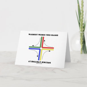 Warmest Wishes This Season At Holliday Junction Feiertagskarte