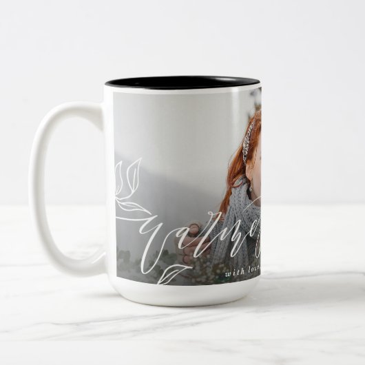 WARMEST WISHES ZWEIFARBIGE TASSE (Links)