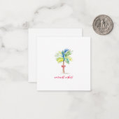 Warmest wünscht Mini Weihnachtsbaum Mitteilungskarte (Vorderseite/Rückseite Beispiel)