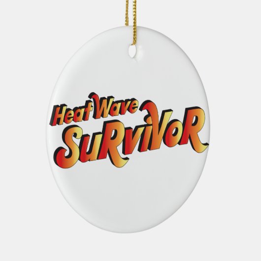 Wärmeüberlebensmittel Keramik Ornament (Rechts)