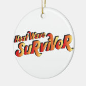 Wärmeüberlebensmittel Keramik Ornament (Links)