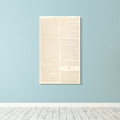 Wärmeverteilung über den Globus fortgesetzt Leinwanddruck (Insitu (Holzboden))