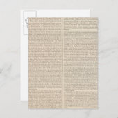 Wärmeverteilung über den Globus fortgesetzt Postkarte (Vorne/Hinten)