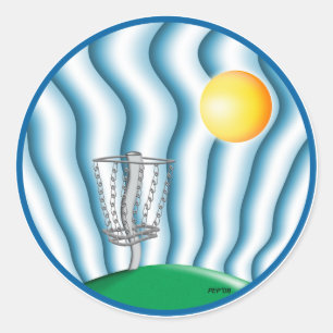 Wärmewelle Runder Aufkleber