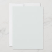 Warmgraue moderne Fotografie Dankeskarte (Rückseite)