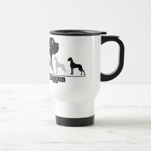 Warmhaltebecher Dogge Reisebecher (Rechts)