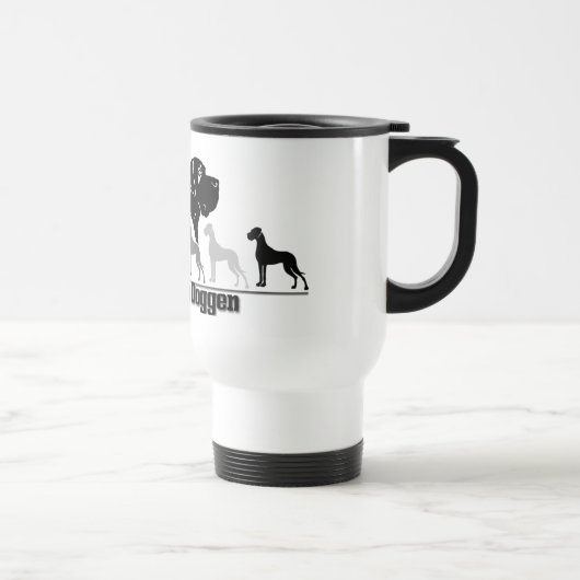 Warmhaltetasse Doggen Reisebecher (Rechts)