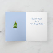 Warmherzige Winterwünsche Feiertagskarte (Innenseite)