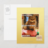 Warmin mah Buns Postkarte (Vorne/Hinten)