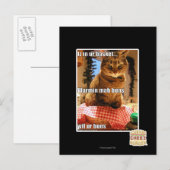 Warmin mah Buns Postkarte (Vorne/Hinten)
