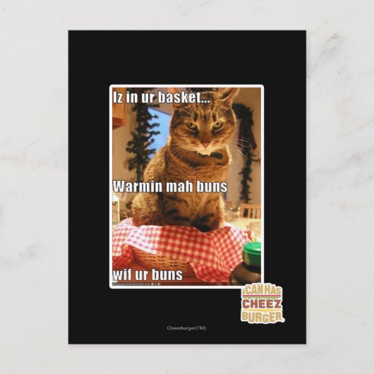 Warmin mah Buns Postkarte (Vorderseite)