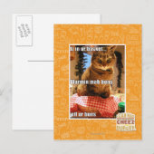 Warmin mah Buns Postkarte (Vorne/Hinten)