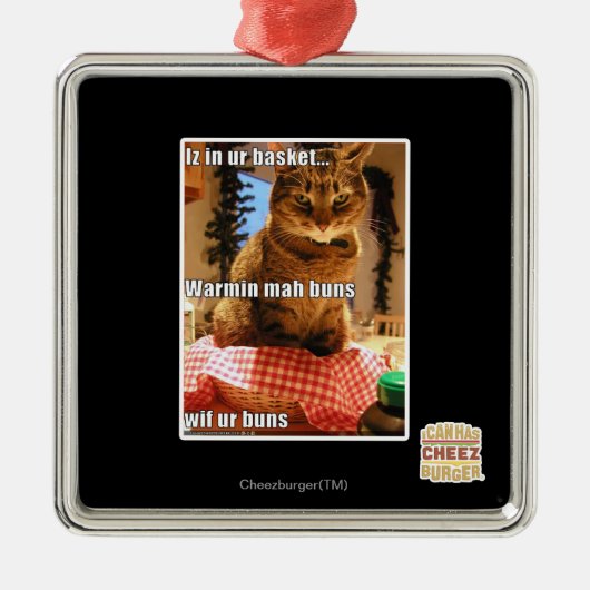 Warmin Milliamperestunde Brötchen Ornament Aus Metall (Vorne)