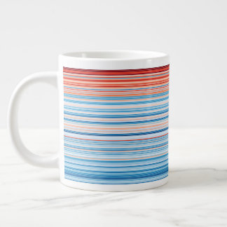 Warming Stripes Germany 1881-2020 Jumbo-Tasse