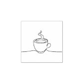 Warmkaffeemaschine Gummistempel (Prägung)