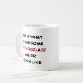 Warmschokoladenherstellung, phantastisch kaffeetasse (Vorderseite Links)