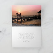 Warmseher Strand Foto Modernes Weihnachten (Innenseite)