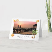 Warmseher Strand Foto Modernes Weihnachten (Vorderseite)