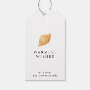 Warmseher Strand Moderne Weihnachten Geschenkanhänger