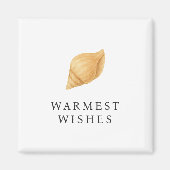 Warmseher Strand Moderne Weihnachten Magnet (Vorne)