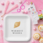 Warmseher Strand Moderne Weihnachten Pappteller (Party)