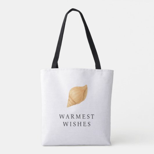 Warmseher Strand Moderne Weihnachten Tasche (Rückseite)