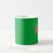 "Wärmste Wunsch-" Weihnachtsgeschenk-Tasse Kaffeetasse (Mittel)